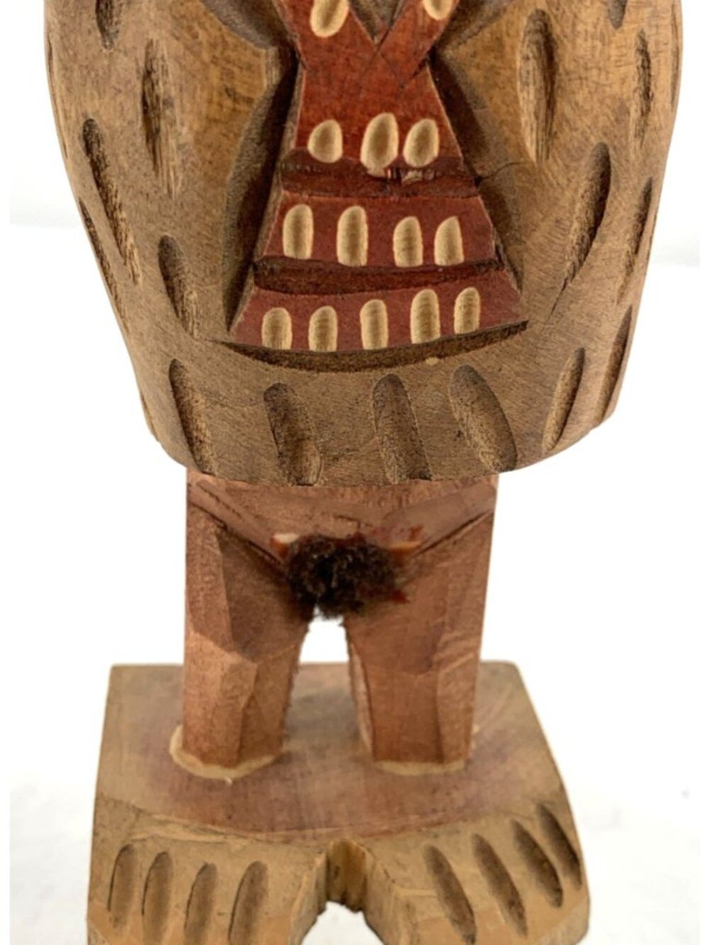 Chile Indio Picaro Traditional Wooden Statue Adult themed 9" Pop-Up Recuerdo - Picture 6 of 8
